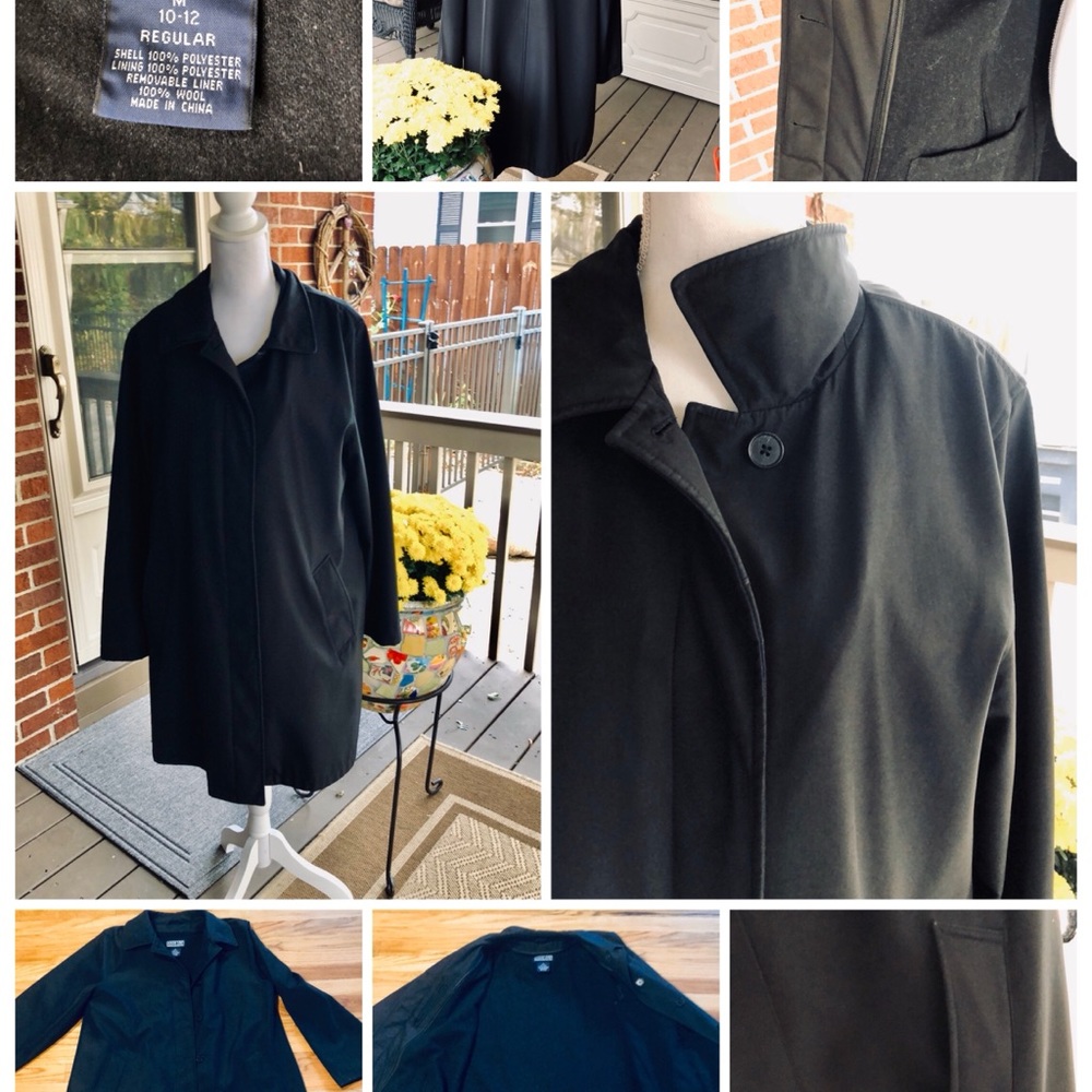 Lands Ends RainCoat w Liner